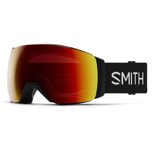 Smith Optics I/O MAG XL Ski- Snowboardbrille BLACK 22 - ChromaPOP Red Mirror Sun NEU von Smith