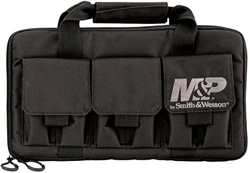 S&W 110-029 Maletin Pro TAC Kurzwaffe, doppelt, schwarz, einzeln, Schwarz, Única, 110-029 von Smith & Wesson
