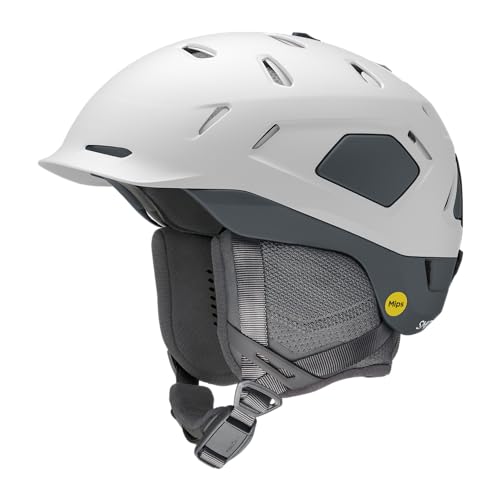 Smith Nexus MIPS Skihelm, Mate White-Slate, L von Smith