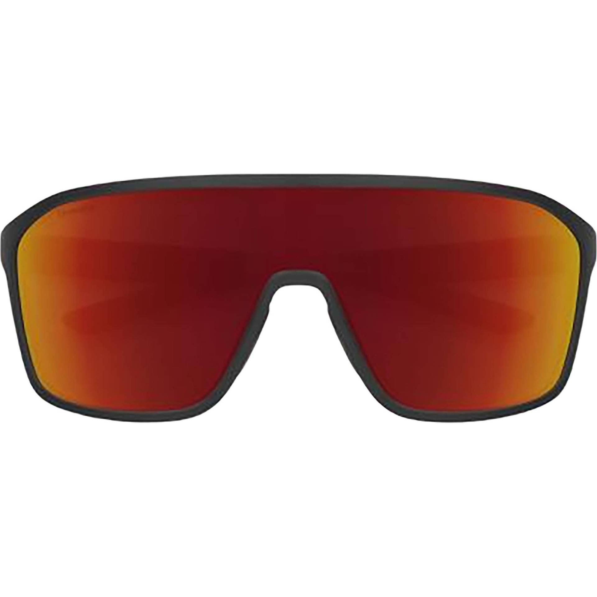 Smith, Unisex, Sportbrille, Boomtown Mirror S3 (VLT 15%) (Matte Black, Rot), Schwarz von Smith