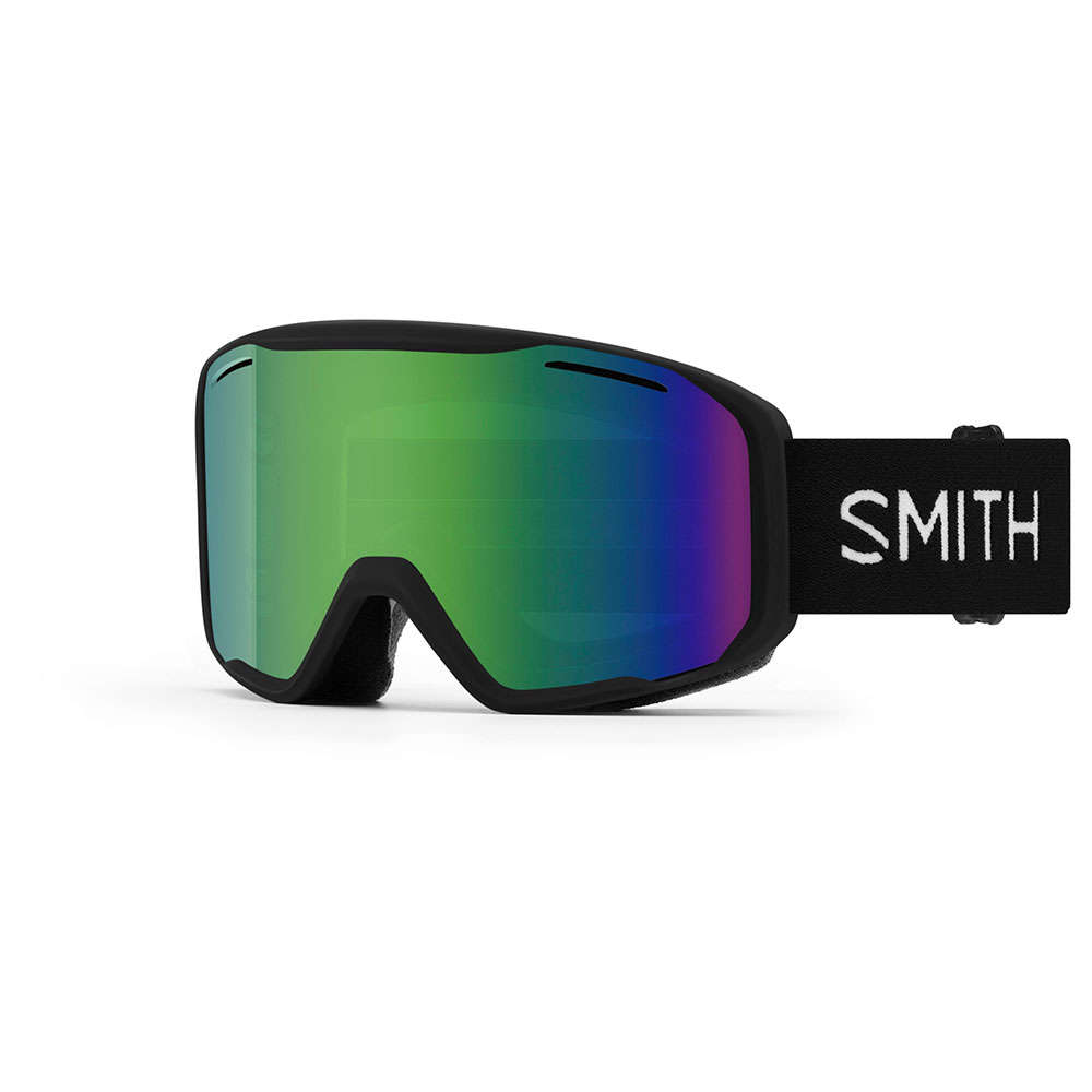 Smith Blazer Ski Goggles Schwarz Green Solx Mirror Antifog/CAT2 von Smith