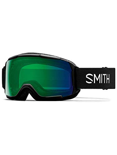 Smith GROM Unisex Skibrille für Kinder, Schwarz, JUNIOR FIT MEDIUM von Smith