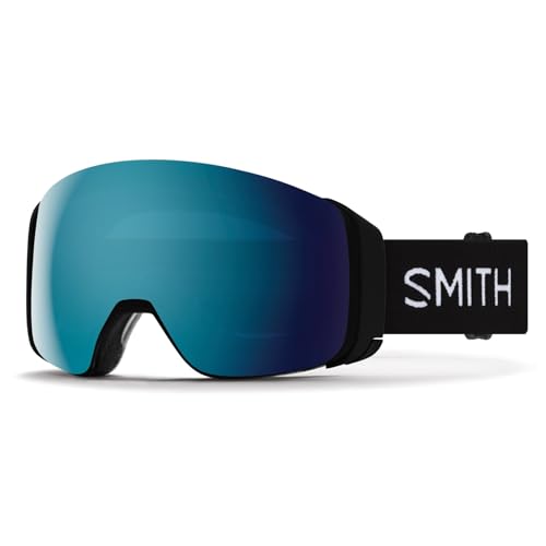 Smith OPTICS 4D MAG Ski- Snowboardbrille Black - ChromaPOP Sun Blue Mirror von Smith