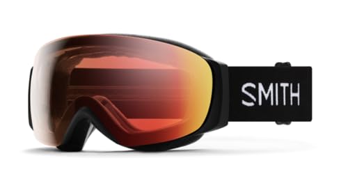 Smith OPTICS I/O MAG S Ski- Snowboardbrille Black - ChromaPOP PRO Photochromic Red Mirror von Smith