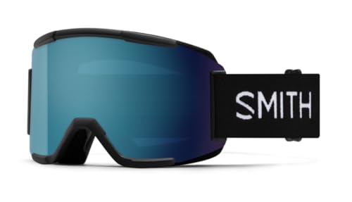 Smith OPTICS SQUAD Ski- Snowboardbrille Black - ChromaPOP Sun Blue Mirror von Smith