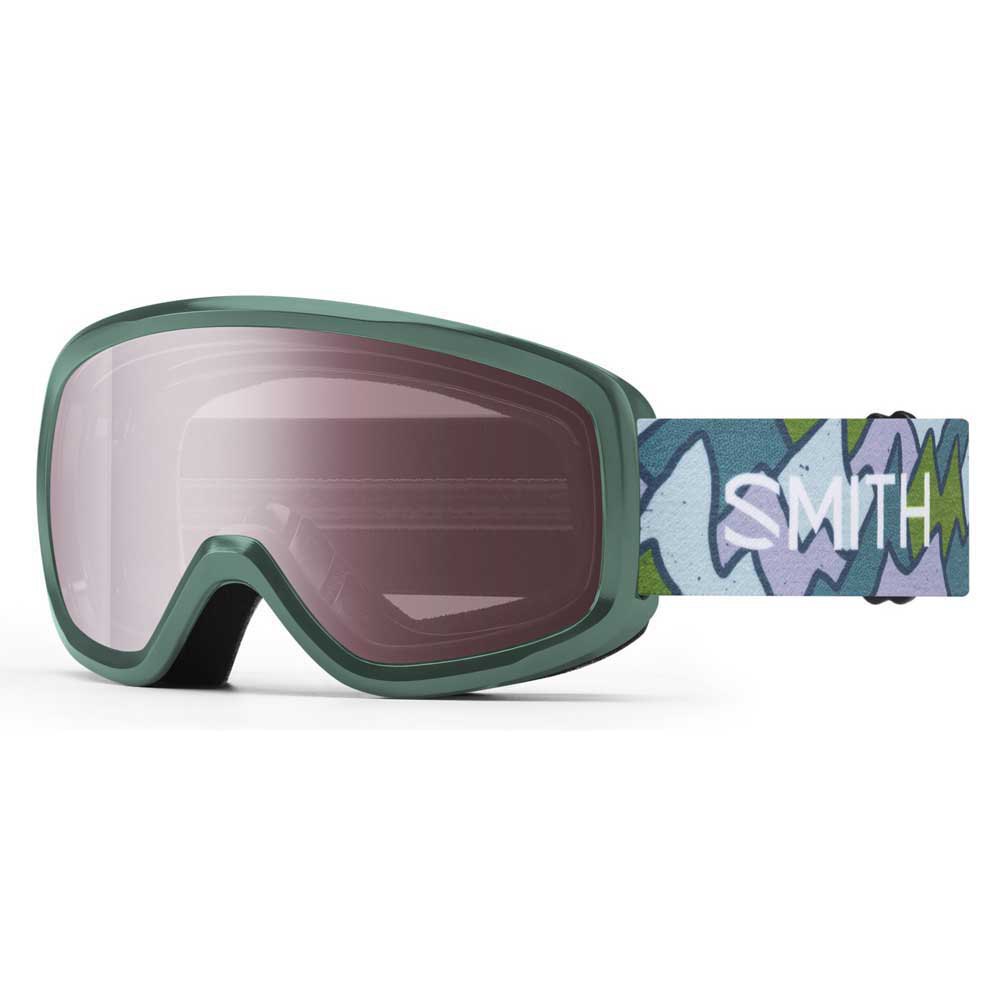 Smith Snowday Jr Ski Goggles Grün Ignitor Mirror Antifog/CAT2 von Smith