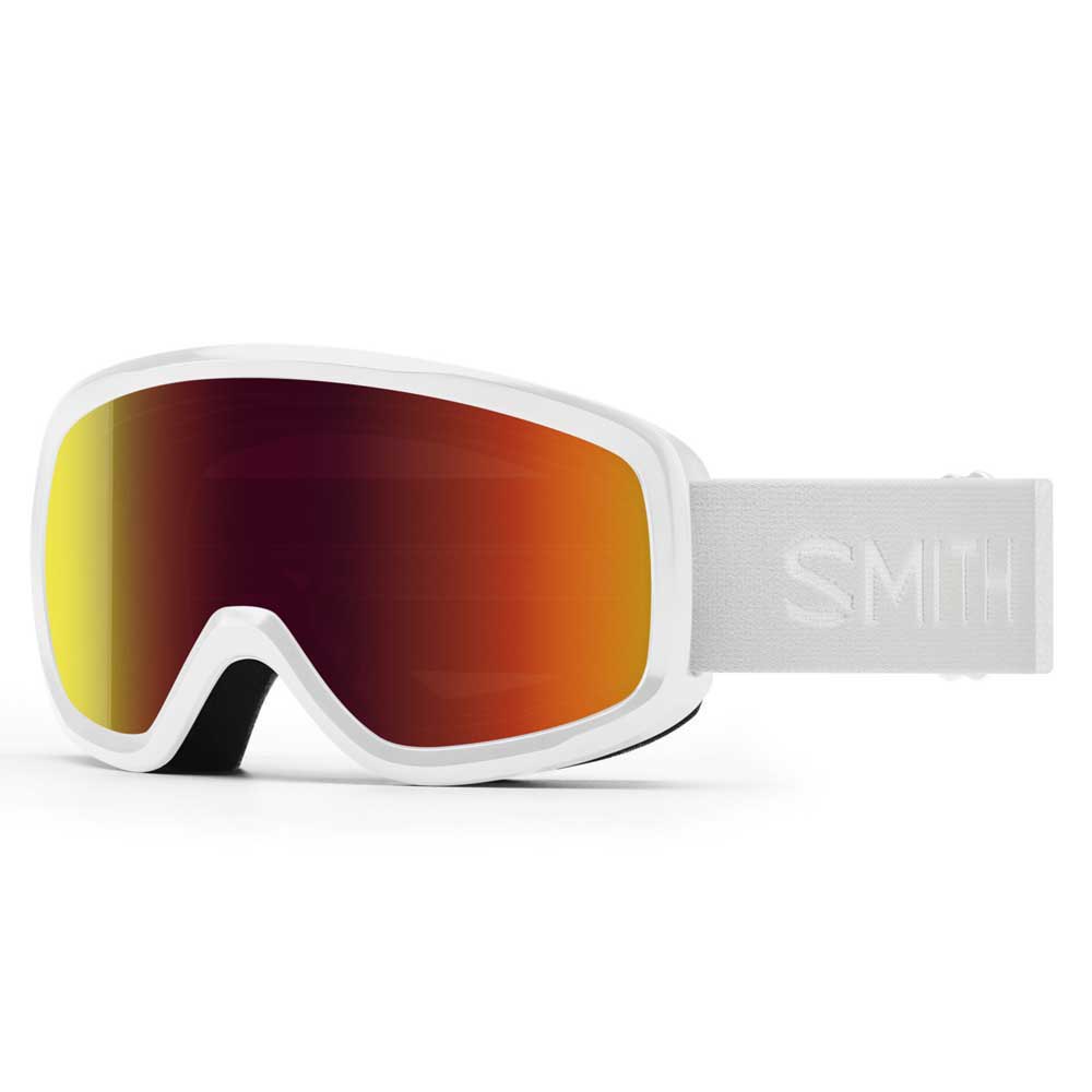 Smith Snowday Jr Ski Goggles Weiß Red Solx Mirror Antifog/CAT2 von Smith