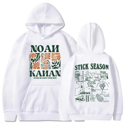 Hoodie Noah Sänger Kahan Tour Bedrucktes Sweatshirt, Herren Casual Pullover Damenmode Jacke Übergröße-Black||XS von Snavert