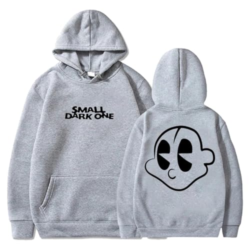 Sweatshirt Hip Hop Sänger Lil Darkie Cartoon Print Hoodie, Herren Damen Große Größe Pullover Kinder Langarm Casual Fashion Jacke-Black||XS von Snavert