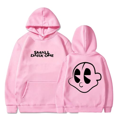 Sweatshirt Hip Hop Sänger Lil Darkie Cartoon Print Hoodie, Herren Damen Große Größe Pullover Kinder Langarm Casual Fashion Jacke-Black||XS von Snavert