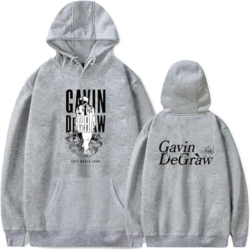 Sweatshirt Kinder Plus Size Hoodie Gavin DeGraw Bedruckte Jacke, Herren Langarm Sweatshirt Damen Plus Size Pullover Modejacke-White||XS von Snavert