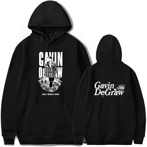 Sweatshirt Kinder Plus Size Hoodie Gavin DeGraw Bedruckte Jacke, Herren Langarm Sweatshirt Damen Plus Size Pullover Modejacke-White||XS von Snavert