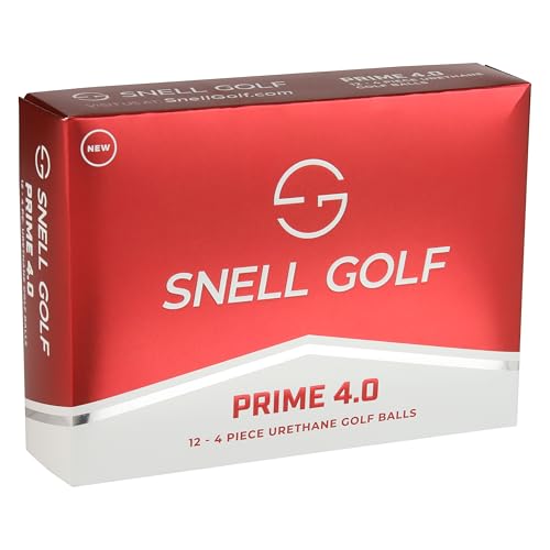 Snell Golf Unisex-Erwachsene SNELLPRIME4.0 Golfbälle, Weiss/opulenter Garten von Snell Golf