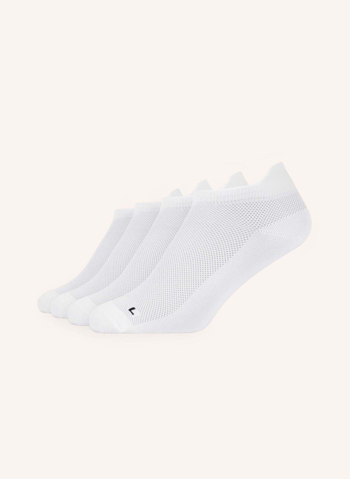 Snocks 4er-Pack Laufsocken weiss von Snocks