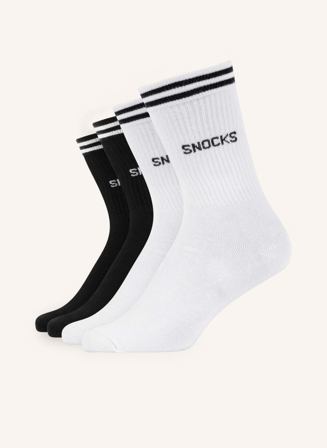 Snocks 4er-Pack Sportsocken schwarz Snocks 4er-Pack Sportsocken schwarz von Snocks