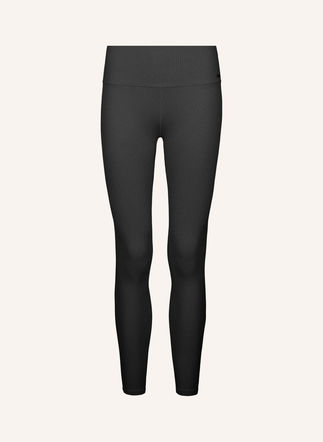 Snocks Gerippte Leggings schwarz von Snocks