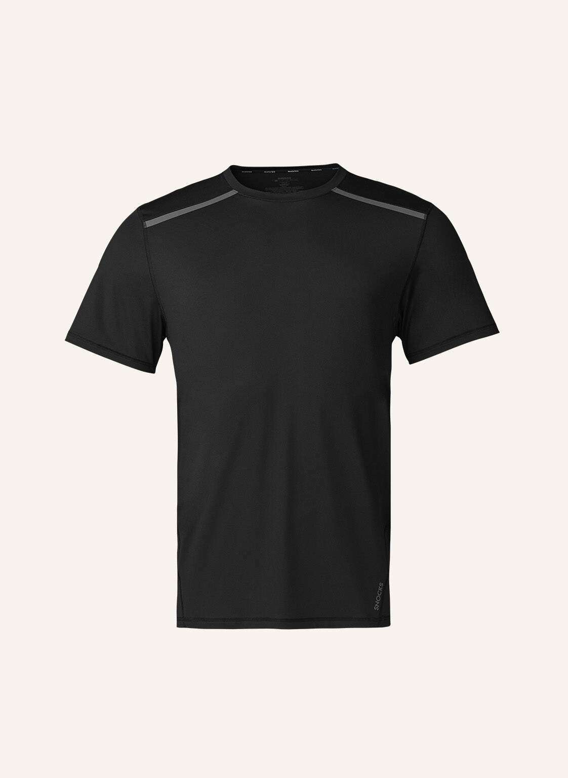 Snocks Trainingsshirt Mit Reflexstreifen schwarz Snocks Trainingsshirt Mit Reflexstreifen schwarz von Snocks