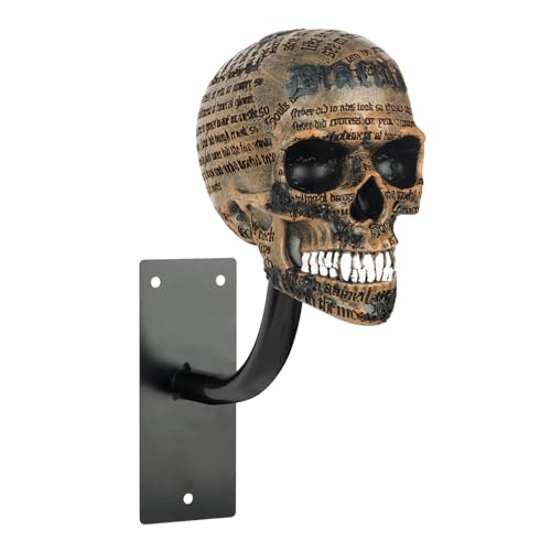 Helmhalterung Wand, 3D Totenkopf Helm-Halterung, Motorrad Garderobe, Multifunktionaler Helmhalter für Motorradhelme, Skihelme, Baseballhelme, Kappen etc Helmhalterung Wand, 3D Totenkopf Helm-Halterung, Motorrad Garderobe, Multifunktionaler Helmhalter für Motorradhelme, Skihelme, Baseballhelme, Kappen etc von Snovire