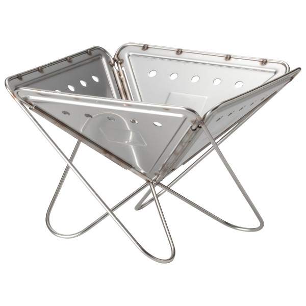 Snow Peak - Pack & Carry Fireplace - Trockenbrennstoffkocher Gr S metallic Snow Peak - Pack & Carry Fireplace - Trockenbrennstoffkocher Gr S metallic von Snow Peak