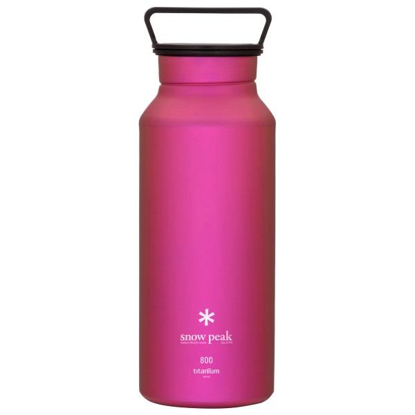 Snow Peak - Titanium Aurora Bottle - Trinkflasche Gr 800 ml rosa von Snow Peak