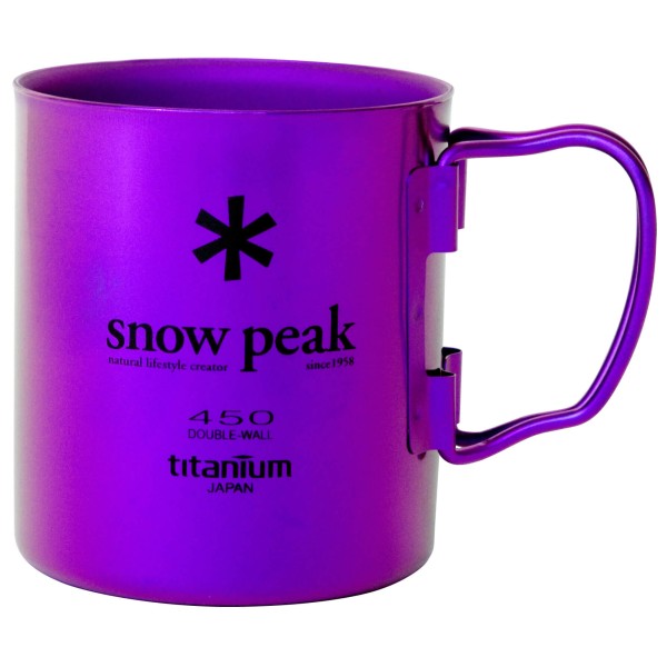Snow Peak - Titanium Double Wall Cup - Tasse Gr 450 ml lila Snow Peak - Titanium Double Wall Cup - Tasse Gr 450 ml lila von Snow Peak