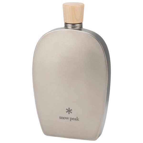 Snow Peak - Titanium Flask - Flachmann Gr 250 ml titanium Snow Peak - Titanium Flask - Flachmann Gr 250 ml titanium von Snow Peak