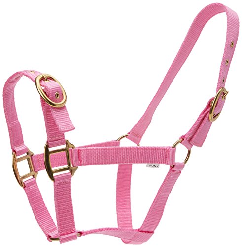 Snowhill Pferdehalfter aus Nylon Hundehalsband Pink COB von Snowhill