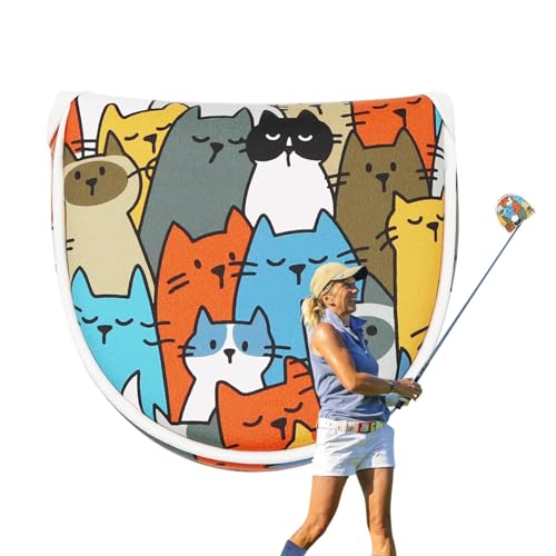 Golf Club Covers, Cartoon Golf Covers, Driver Head Covers, Funny Golf Accessories with Waterproof PU Fabric for Protecting Driver Clubs and Adding Personality to Golfers Gear von Snsengg