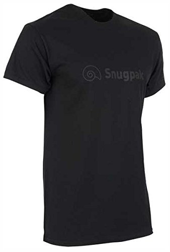 Snugpak Logo T-Shirt Schwarz, Schwarz, 2XL von Snugpak
