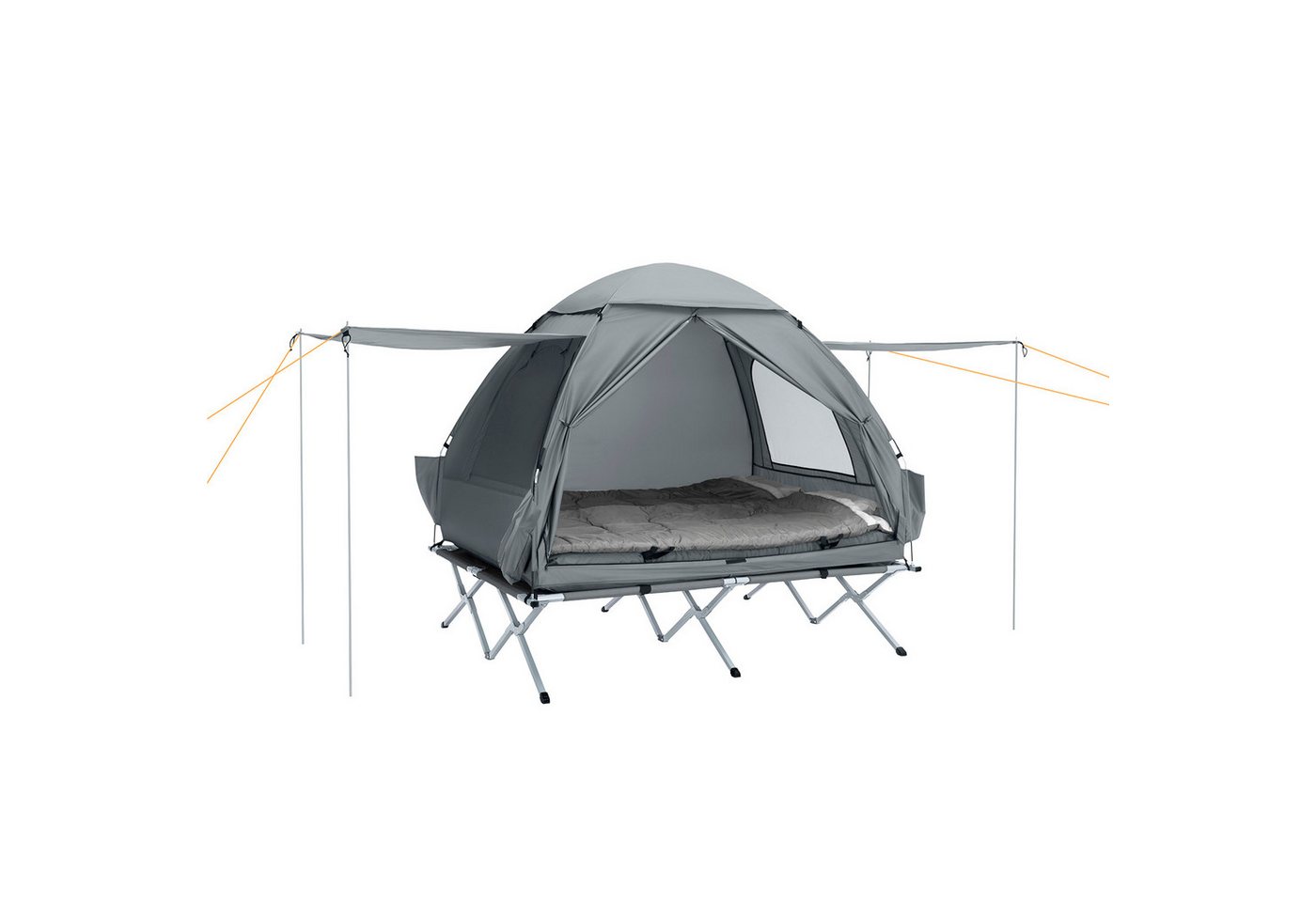 SoBuy Feldbett OGS32 Campingzelt 4in1-Zelt mit Campingliege Schlafsack Luftmatratze SoBuy Feldbett OGS32 Campingzelt 4in1-Zelt mit Campingliege Schlafsack Luftmatratze von SoBuy