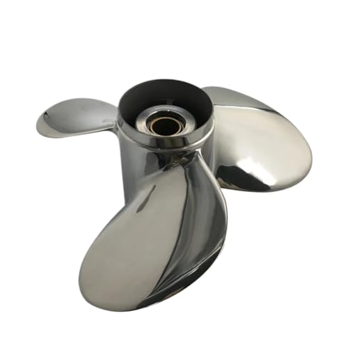 SoKOIUU Außenbordpropeller 10 3/8x13 kompatibler Motor 25 PS 35 PS 40 PS 50 PS 55 PS 60 PS 70 PS Edelstahl 13 Spline -Boot von SoKOIUU