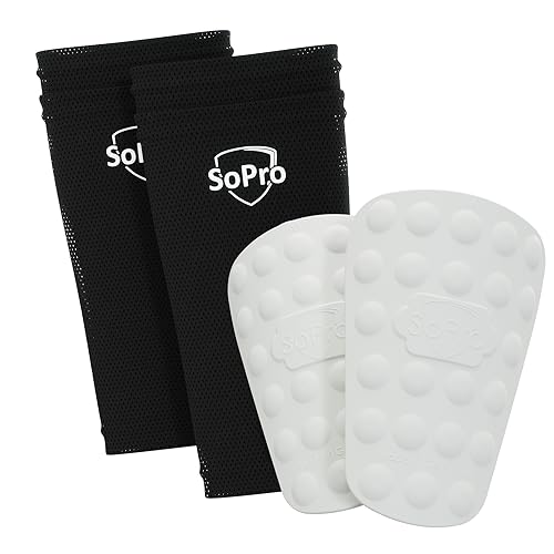 SoPro Schienbeinschoner Fußball für Kinder & Erwachsene inkl. Socken - 158 x 110 x 5 mm - leicht, klein, rutschfest, geruchsneutral & Made in Germany - Shinform Schienbeinschoner für Herren & Damen SoPro Schienbeinschoner Fußball für Kinder & Erwachsene inkl. Socken - 158 x 110 x 5 mm - leicht, klein, rutschfest, geruchsneutral & Made in Germany - Shinform Schienbeinschoner für Herren & Damen von SoPro