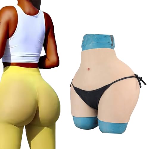 SoTUCR Frauen Silikon Big Butt Panty Gesäß Lift Gepolsterte Boxer Briefs HüFte Verbesserung Push-Up Shapwear füR Crossdresser,Color 1,Basic von SoTUCR