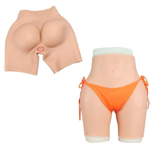 SoTUCR GefäLschte Gesäß Silikon HöSchen Butt Shaper Control Shorts Steckbare Hip Lift UnterwäSche füR Crossdresser Transgender,Color 3,Upgraded von SoTUCR