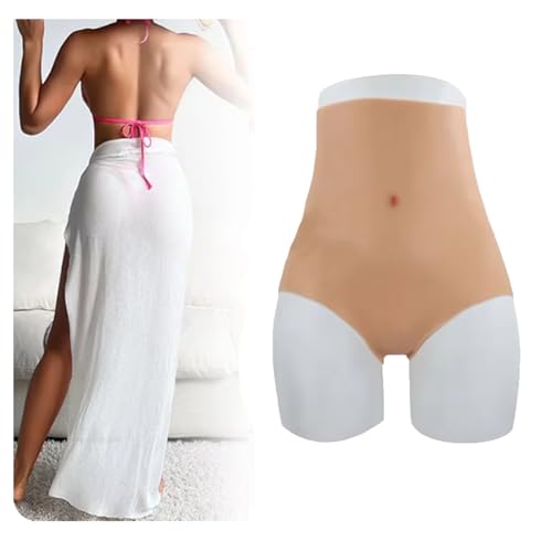 SoTUCR Hohe Taille Silikon Gesäß Lifting HöSchen Gepolsterte HüFte Verbesserung HöSchen Fake Ass Crossdressing Shapewear füR Frauen,Color 3,one Size von SoTUCR