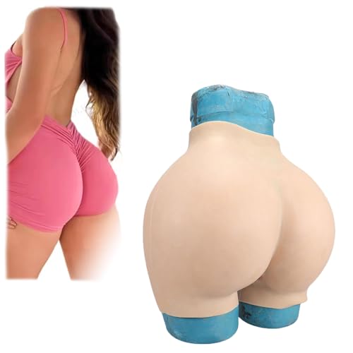 SoTUCR Realistische Silikon Fake Butt HöSchen Hip Enhancer Big Butt Panty Body Shaper Control Gesäß UnterwäSche füR Crossdresser,Color 2,Basic von SoTUCR