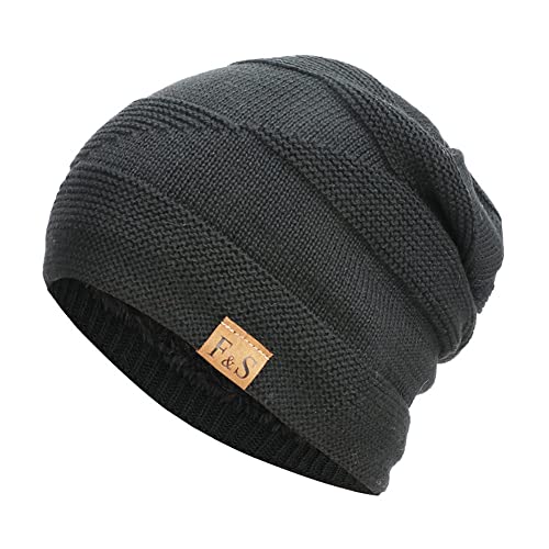 Beanie Mütze für Herren Damen, Dünne und Leichte Jacquard Beanies Chemo Kopfbedeckung Mützen Laufmütze Mütze Slouchy Baggy Beanie Unisex Flexible Klassische Winter Sommer Hüte von Sobzia