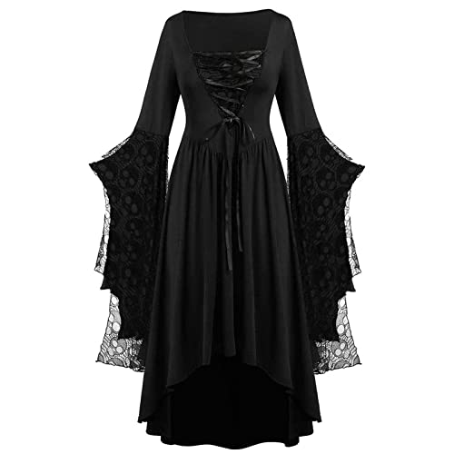 Fledermaus-flügel-Erwachsene, Fledermaus Kostüm Damen Gruselig Halloween Kleid Faschingskostüme Sexy Halloween Kleidung Große Größen Mittelalter Kleidung Halloween Kostüm von Sobzia