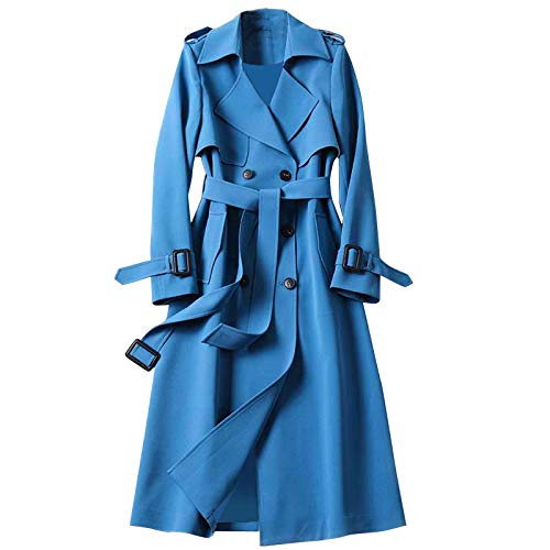 Mantel-Damen-Winter, Trenchcoat Damen Lang Klassisch Mantel Outfit von Sobzia