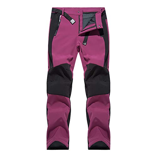 Outdoorhose-Damen-Winter, Skihose Damen Softshell Hosenträgerhose Outdoorhose Schnelltrocknende Wasserdicht Winddichte Snowboardhose Winter Softshellhose Atmungsaktive Jagdhose Arbeitshose Wanderhose von Sobzia