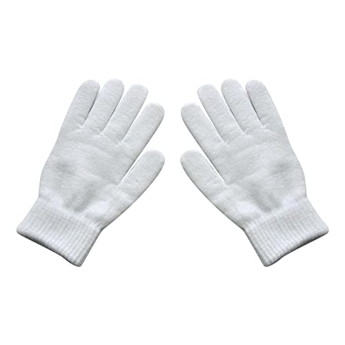 Sobzia Handschuhe-Fahrrad-Damen, Handschuhe Winter Damen Fleece Arthritis Handschuhe Thermo Kompressionshandschuhe Sport Wollhandschuhe Warme Thermo Handschuhe Ohne Finger Laufhandschuhe von Sobzia