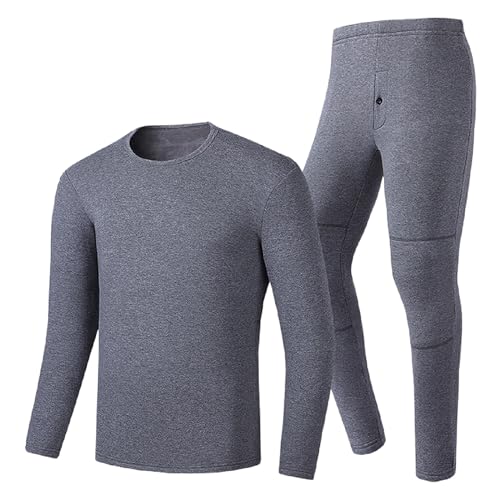 Thermo-unterwäsche, Thermo Unterwäsche Set Thermo Unterwäsche Atmungsaktiv Thermo Unterhose Langarm Thermoanzug Wärme Thermounterwäsche Thermokleidung Schneeanzug Winter Activewear von Sobzia