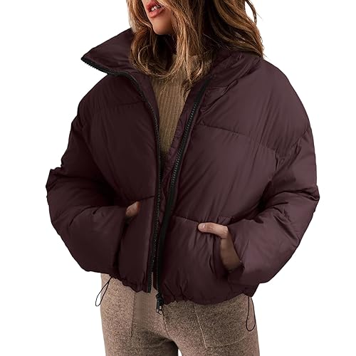 Winterjacke-Damen, Winterjacke Damen Warm, Elegant Winterjacke Baumwolle Kapuzenpullover Warm Teddy Fleecejacke Große Größen Daunenjacken Warme Teddyfleece Jacken Oberteile Softshelljacke von Sobzia