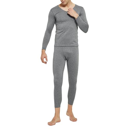 jagdbekleidung-Herren, Thermounterwäsche Herren Thermo Unterhose Langarm Thermoanzug Atmungsaktiv Lange Unterhosen Warme Skianzug Thermo Kleidung Winter Suit Wärme Schneeanzug von Sobzia