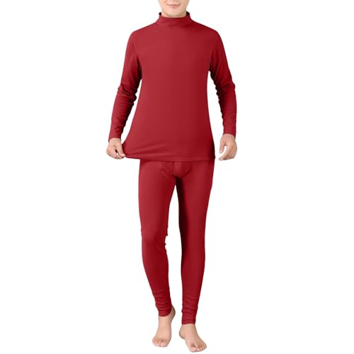 sportunterwäsche-Herren, Thermounterwäsche Herren Thermowäsche Set Langarm Thermohose Atmungsaktiv Skianzug Weich Thermounterhemd Schneeanzug Winter Suit Warme Ski Thermo-Unterwäsche von Sobzia