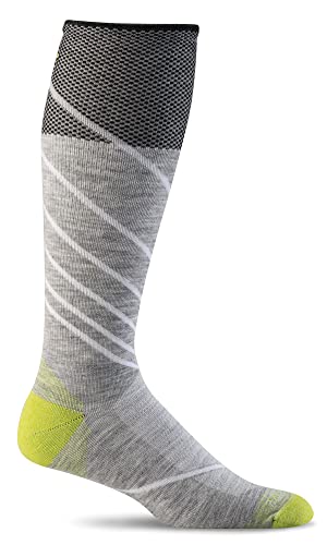 Sockwell Herren 's Pulse Firm (20–30 mmHg) Abgestufte Kompression Socken, Herren, grau, Medium/Large von Sockwell