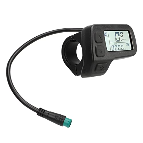 Socobeta 24V 36V 48V Universal-Geschwindigkeitsmesser für Elektrofahrräder KT LCD1 Elektrofahrrad-LCD-Display-Messgerät für EBike Elektrofahrrad Reiten von Socobeta