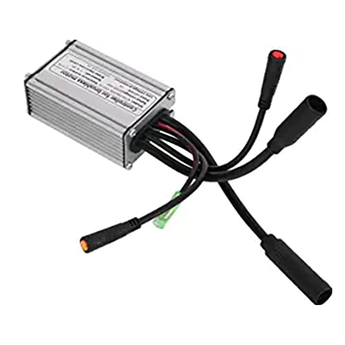 Socueny E-Bike-Controller 36 V/48 V, 9 Röhren, 15 A, Wasserdichter Anschluss, Controller für 36 V/48 V, 250 W, Bürstenloser Motor- von Socueny