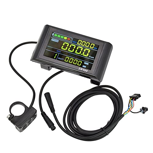 Socueny SW900 LCD Display Meter Bedienfeld 24 36 48V 52V 60V Elektroroller 5-Poliger Stecker Fahrgeschwindigkeit Zeit Leistungsanzeige. von Socueny