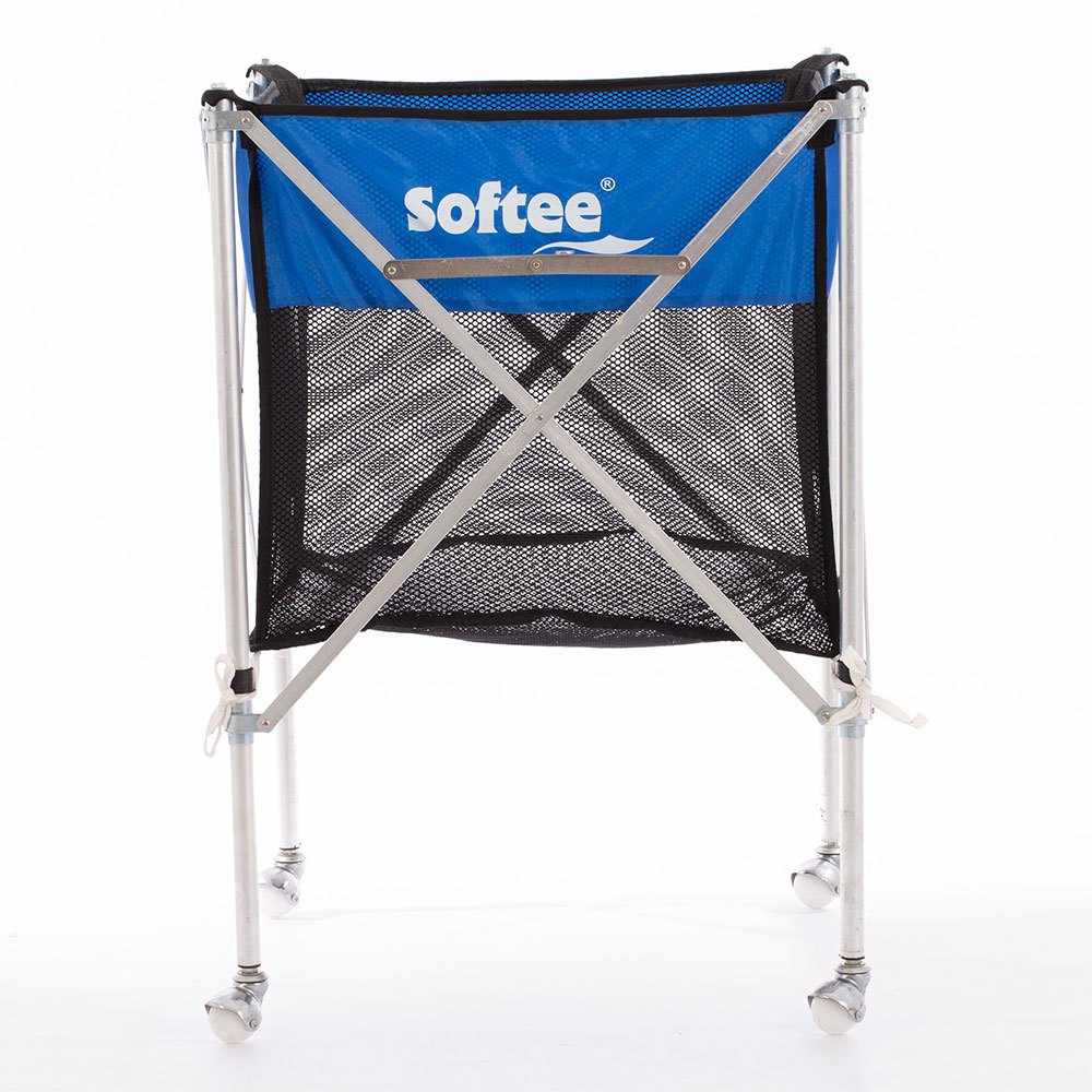 Softee Aluminium + Net Folding Ball Cart Blau 89x58.5x58.5 cm von Softee